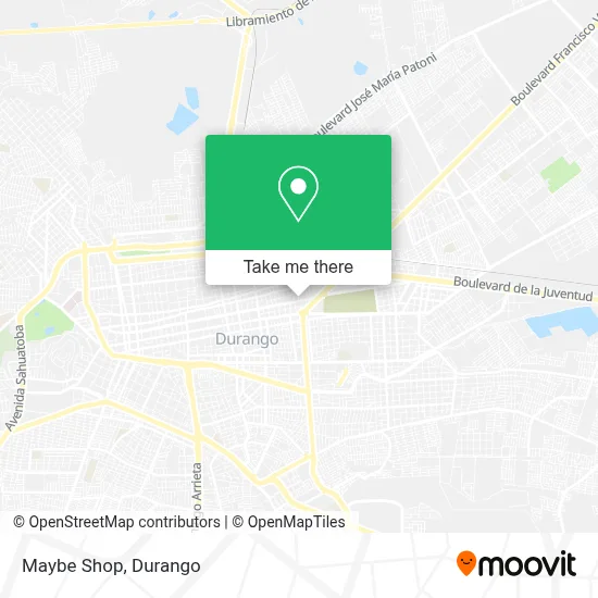 Maybe Shop map