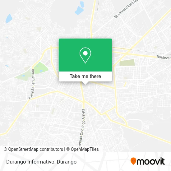 Durango Informativo map