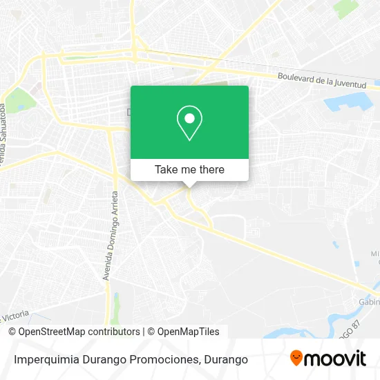 Imperquimia Durango Promociones map