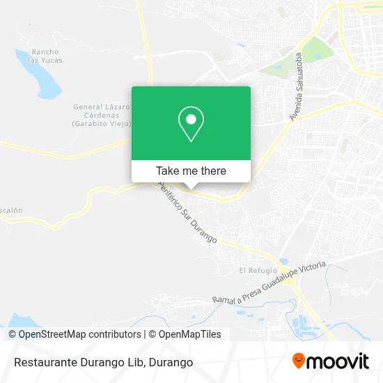 Restaurante Durango Lib map