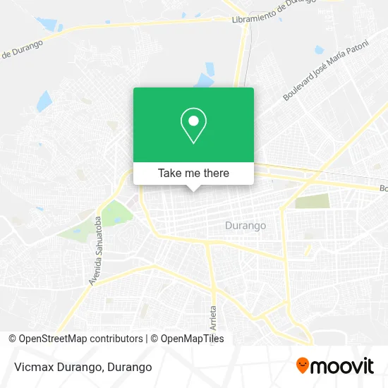 Vicmax Durango map