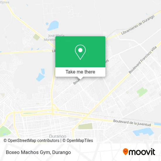 Boxeo Machos Gym map