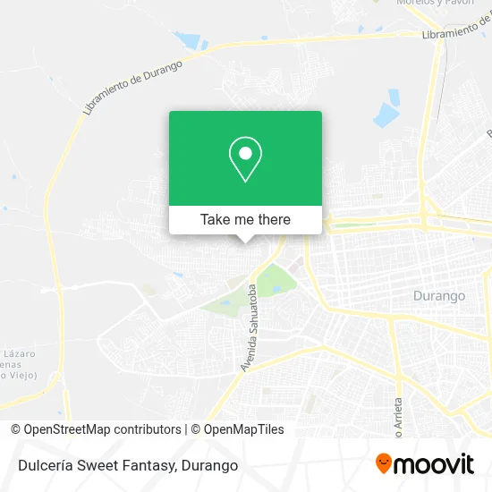 Dulcería Sweet Fantasy map