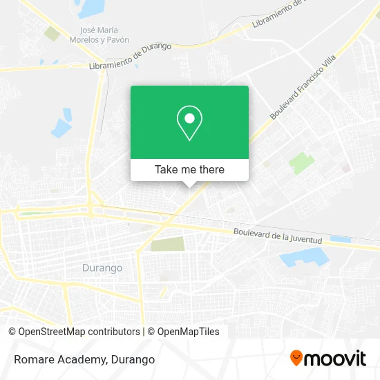 Romare Academy map