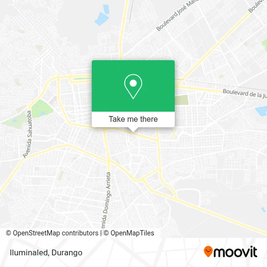 Iluminaled map