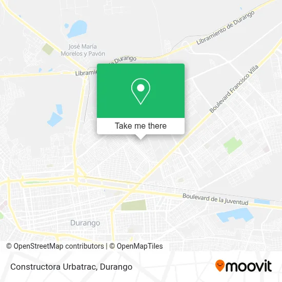 Constructora Urbatrac map