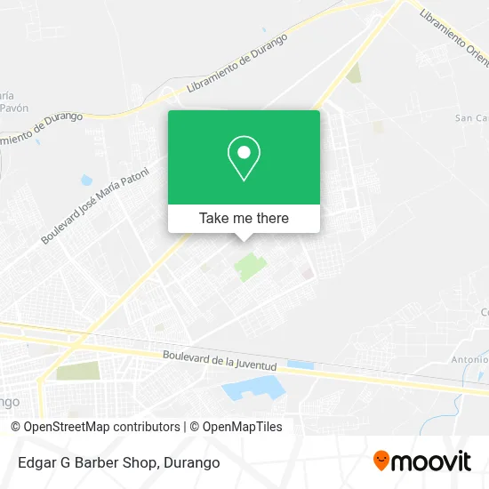 Edgar G Barber Shop map