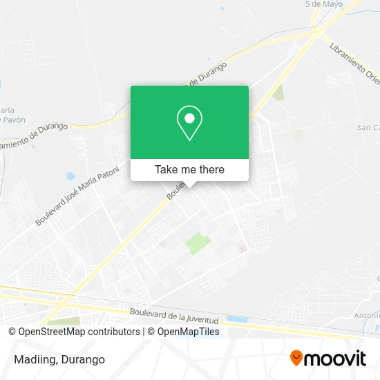 Madiing map