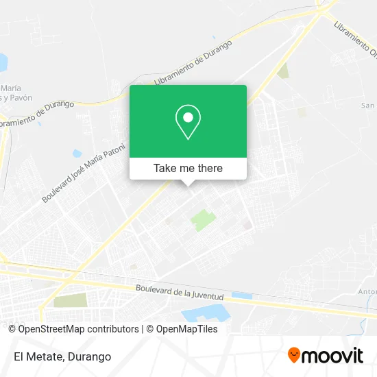 El Metate map