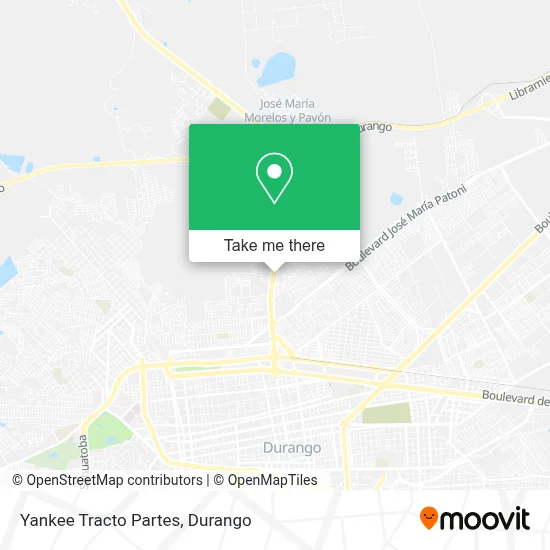 Yankee Tracto Partes map