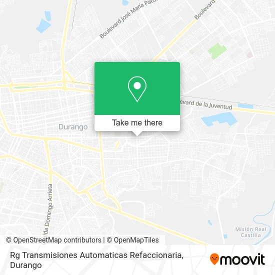 Rg Transmisiones Automaticas Refaccionaria map
