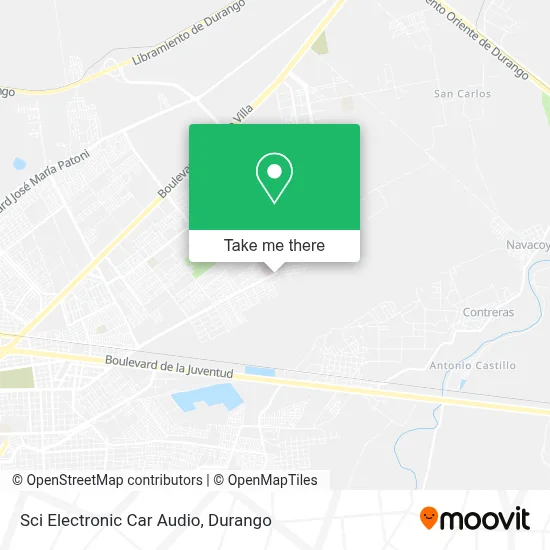 Sci Electronic Car Audio map