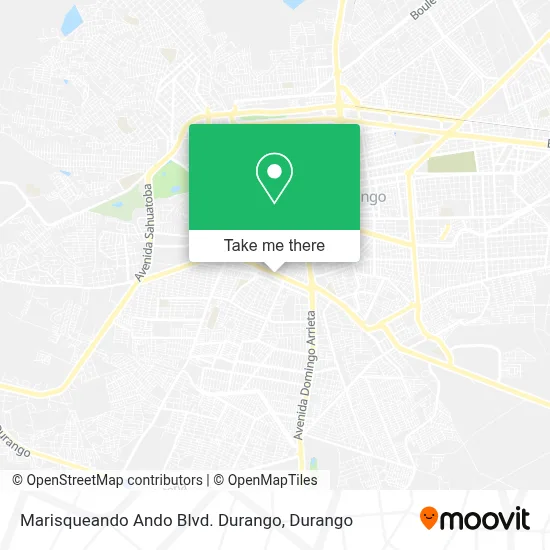 Marisqueando Ando Blvd. Durango map