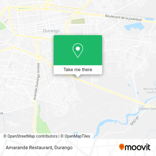 Amaranda Restaurant map