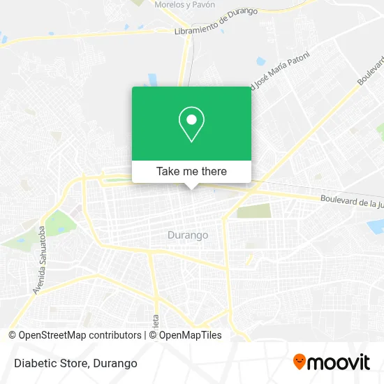 Diabetic Store map