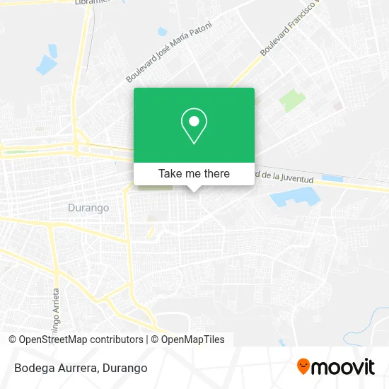 Bodega Aurrera map