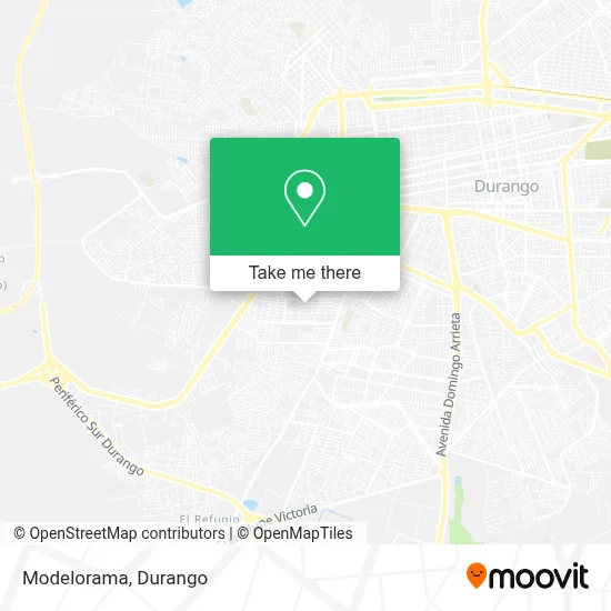Modelorama map