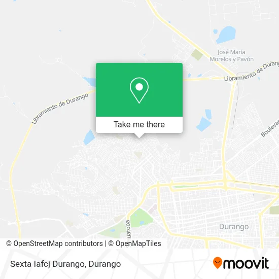 Sexta Iafcj Durango map