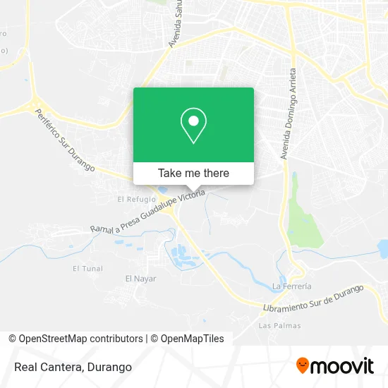 Real Cantera map