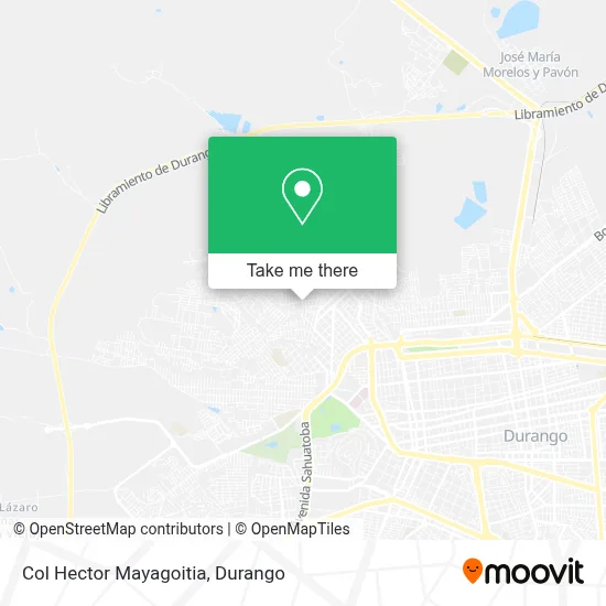 Col Hector Mayagoitia map