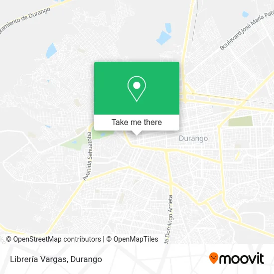 Librería Vargas map
