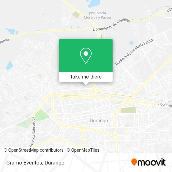 Gramo Eventos map
