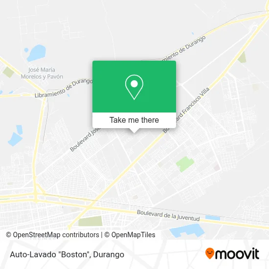 Auto-Lavado "Boston" map