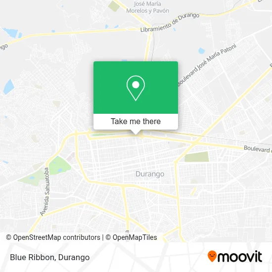 Blue Ribbon map