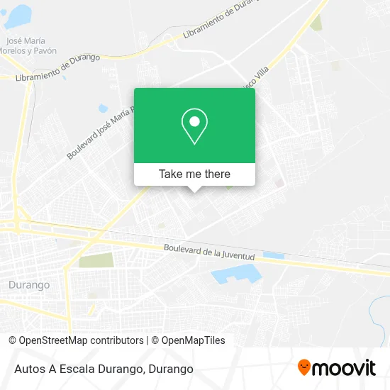 Autos A Escala Durango map