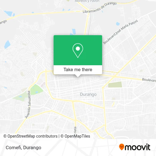 Comefi map