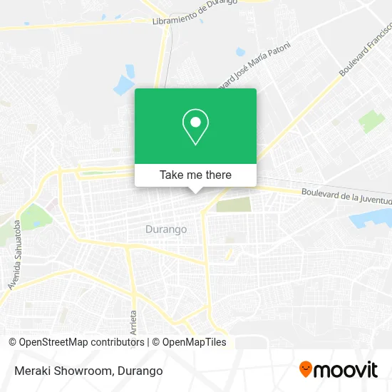 Meraki Showroom map