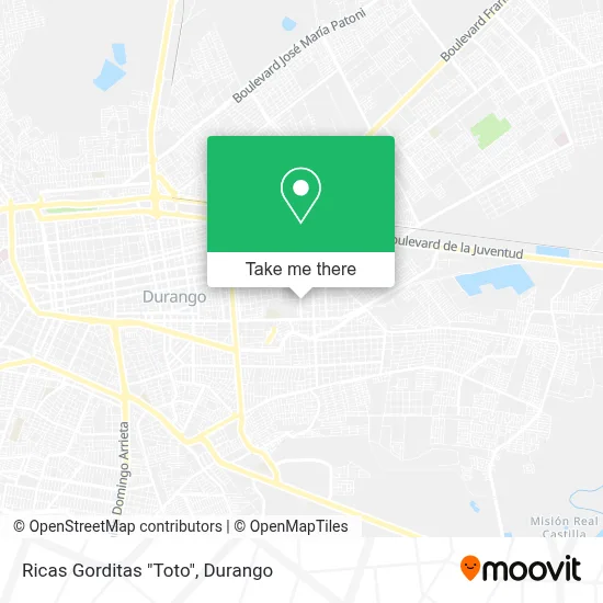 Ricas Gorditas "Toto" map