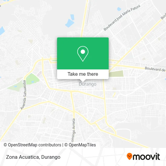 Zona Acuatica map
