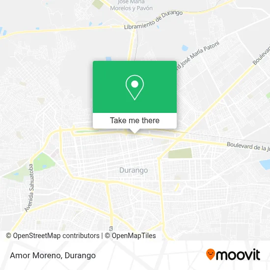 Amor Moreno map