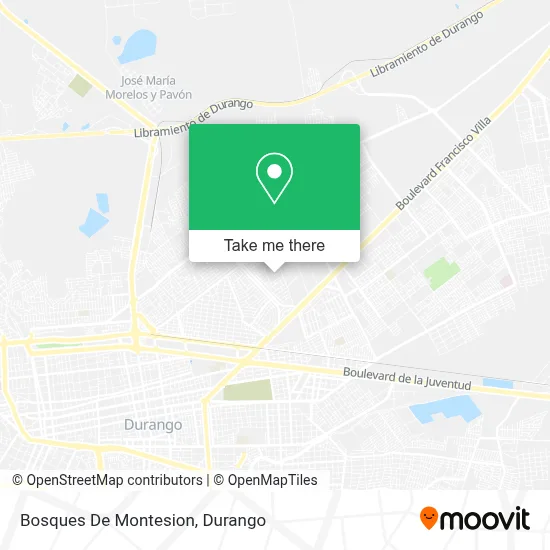 Bosques De Montesion map