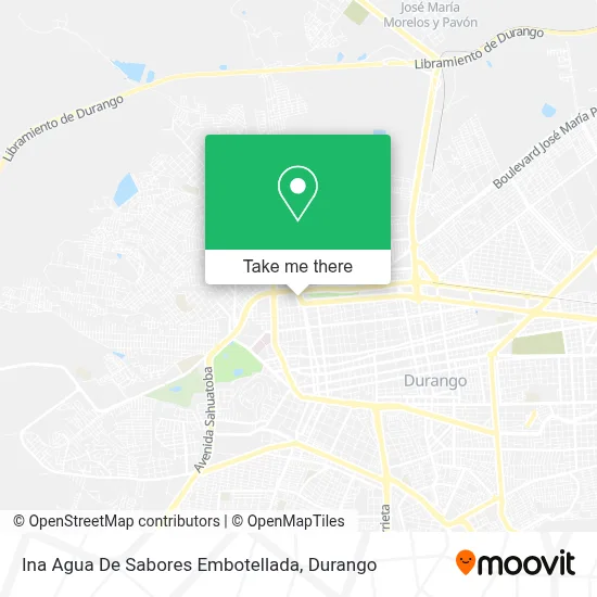 Ina Agua De Sabores Embotellada map