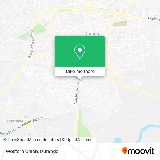 Western Union map