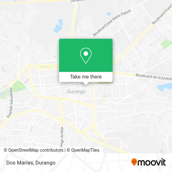 Dos Marias map