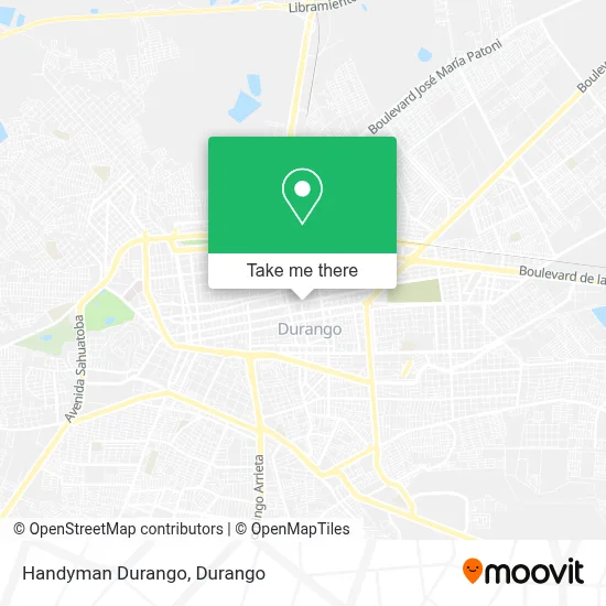 Handyman Durango map