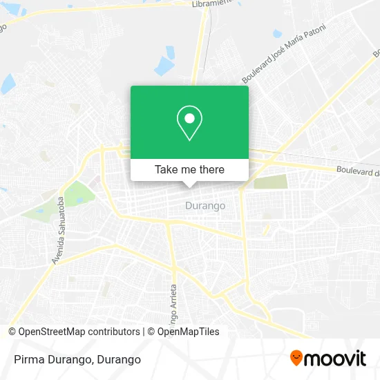 Pirma Durango map