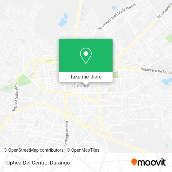 Optica Del Centro map