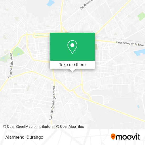 Alarmend map