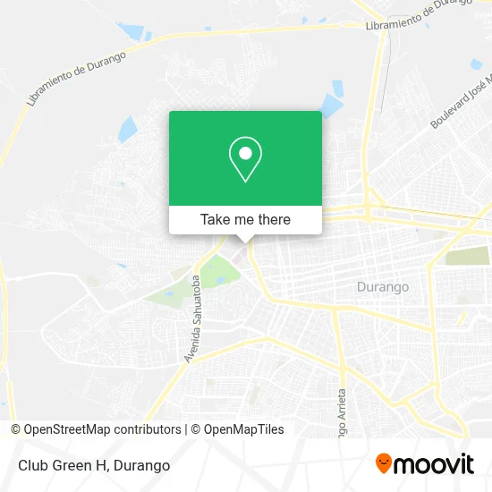 Club Green H map