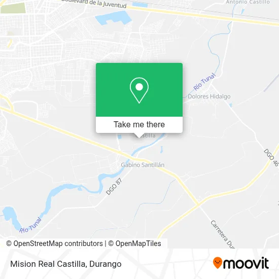 Mision Real Castilla map