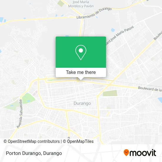 Porton Durango map