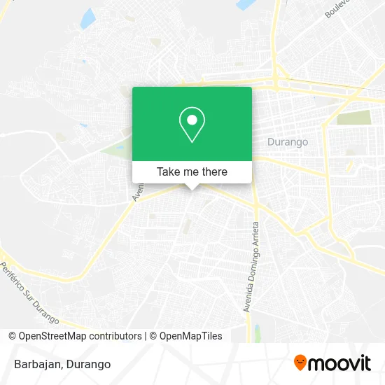 Barbajan map