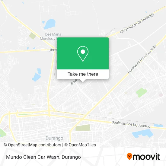 Mundo Clean Car Wash map