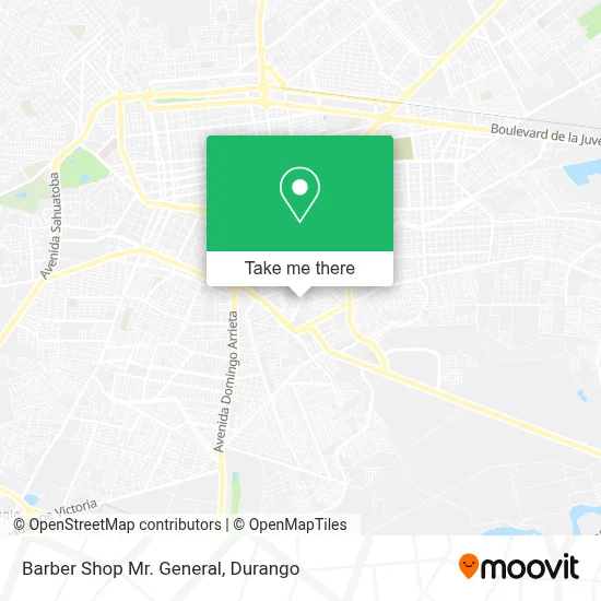 Barber Shop Mr. General map