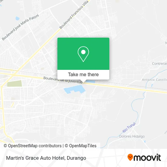 Martin's Grace Auto Hotel map