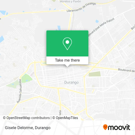 Gisele Delorme map